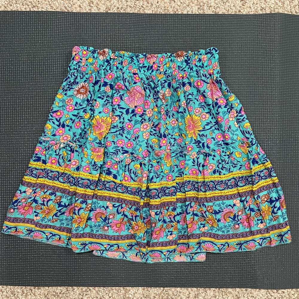 Floral slater skirt